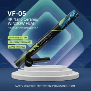 4K Nano Ceramic Window Film (ICE-NOVA) Max. Heat Rejection - Charcoal Shade ( (Side & Back)
